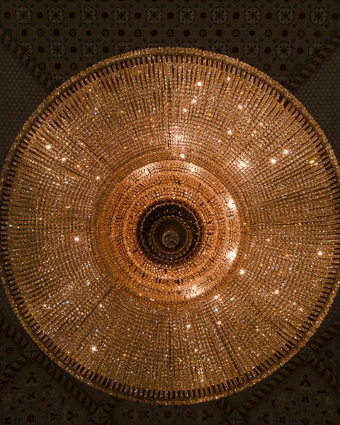 Abu Dhabi Qsar al Watan candelabre by Dancing the Earth