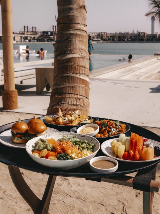 Atlantis the Palm White Beach lunch by Dancing the Earth