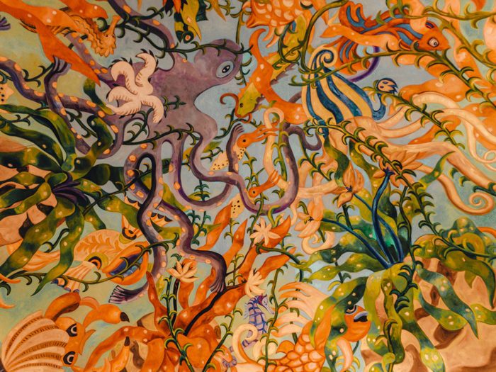 Atlantis the Palm ceiling painting by Dancing the Earth