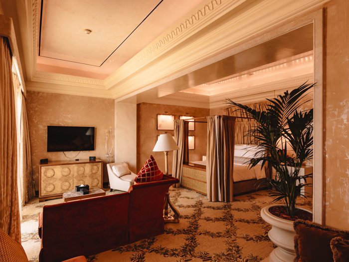 Atlantis the Palm suites queen bedroom by Dancing the Earth