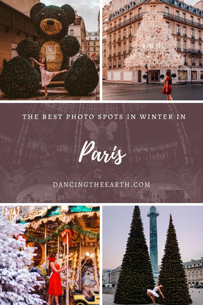 Christmas journey in Paris - the best photo spots