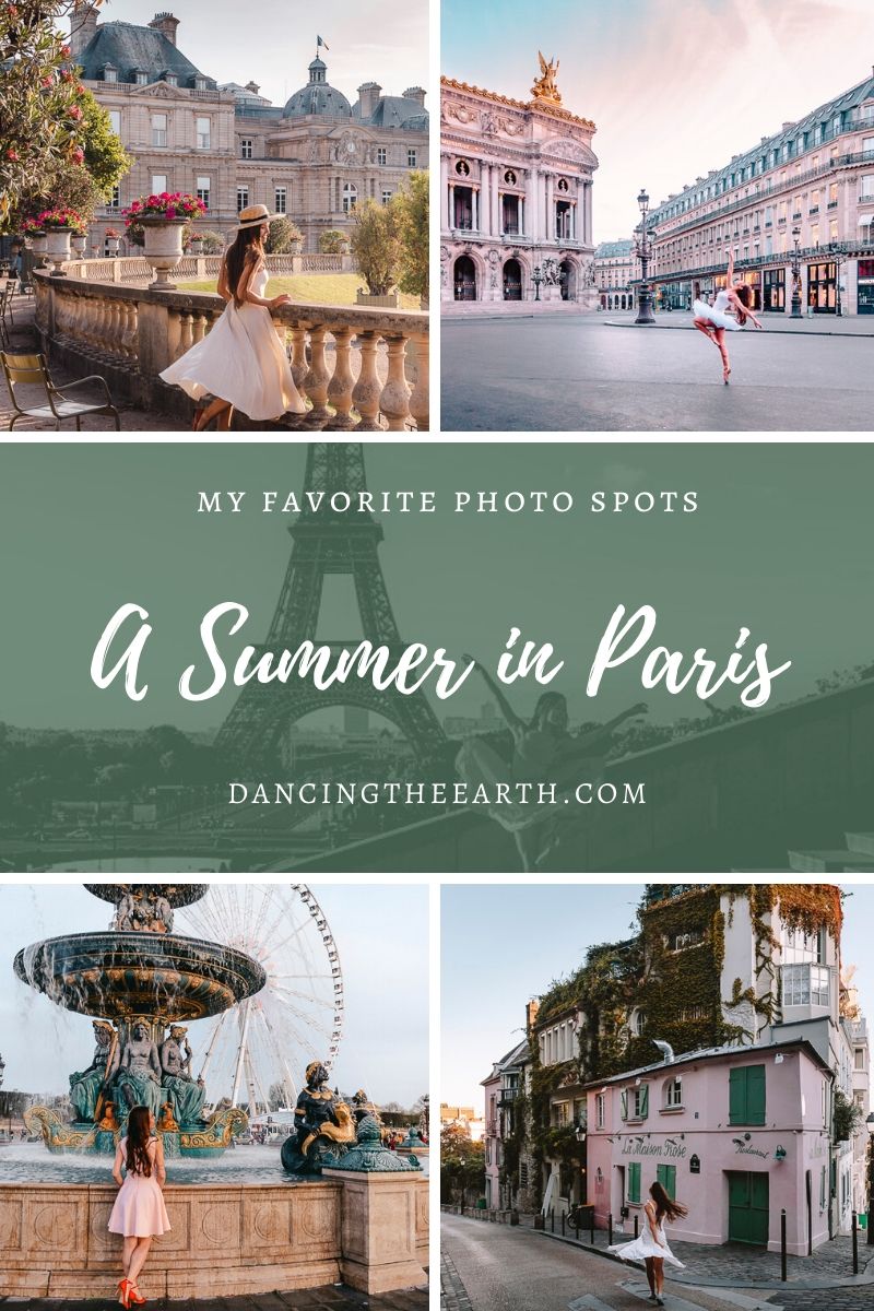 Paris photography guide - my favorite photo spots during summer