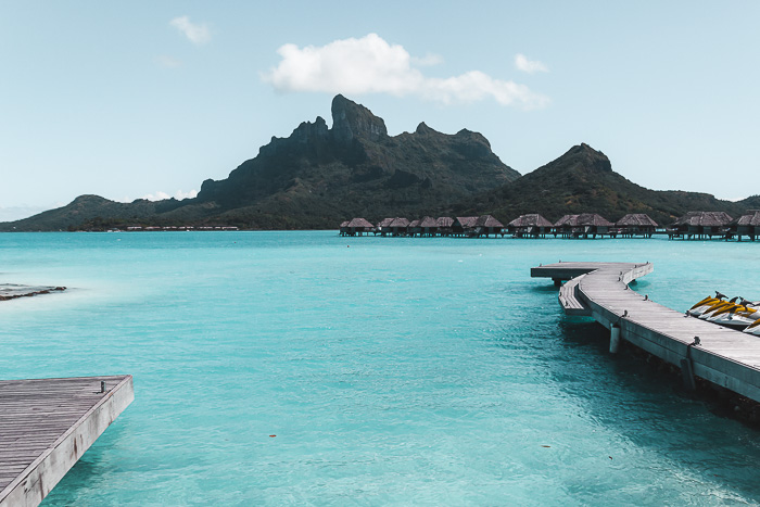 Bora Bora island from the Four Seasons by Dancing the Earth