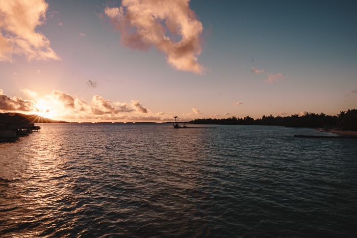 Four Seasons Bora Bora sunset by Dancing the Earth