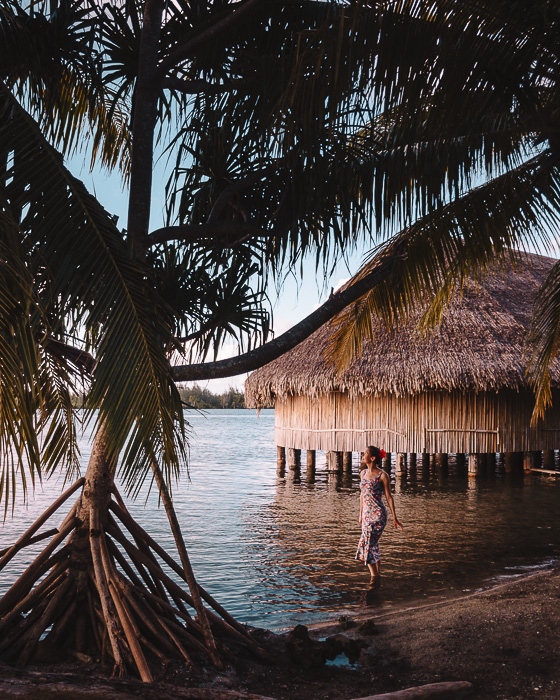 Sunset at Marae Maeva in Huahine by Dancing the Earth