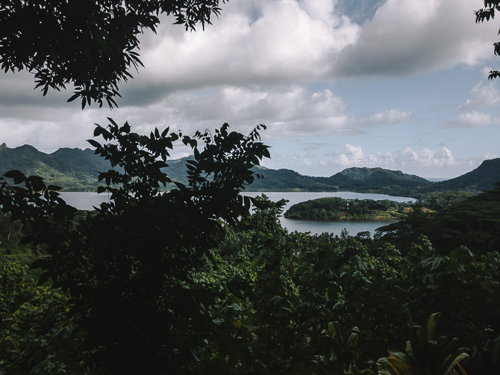 French Polynesia travel guide view over Huahine from the belvedere by Dancing the Earth