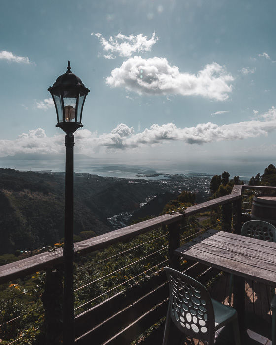 View from Belvedere Pirae cafe by Dancing the Earth