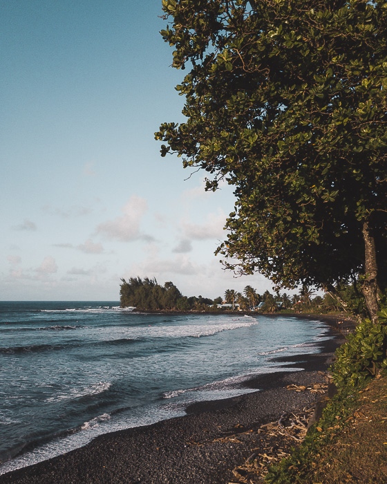 French Polynesia travel guide Papenoo black sand beach by Dancing the Earth