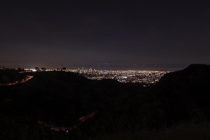 Los Angeles night view from Griffith Park by Dancing the Earth