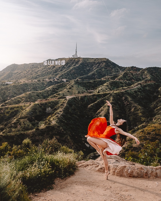 Los Angeles Hollywood sign by Dancing the Earth