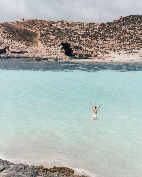Malta travel guide Comino blue lagoon by Dancing the Earth