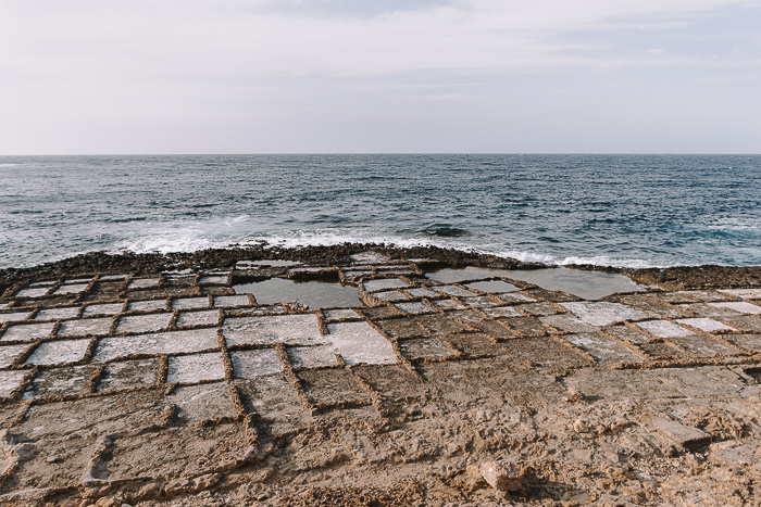 Gozo island Ghajn Barrani salt pans by Dancing the Earth