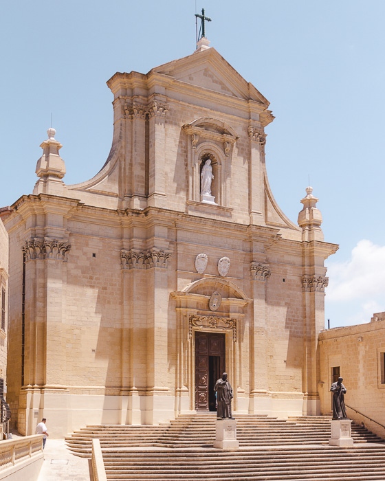 Malta travel guide Gozo island The Cittadella Cathedral by Dancing the Earth