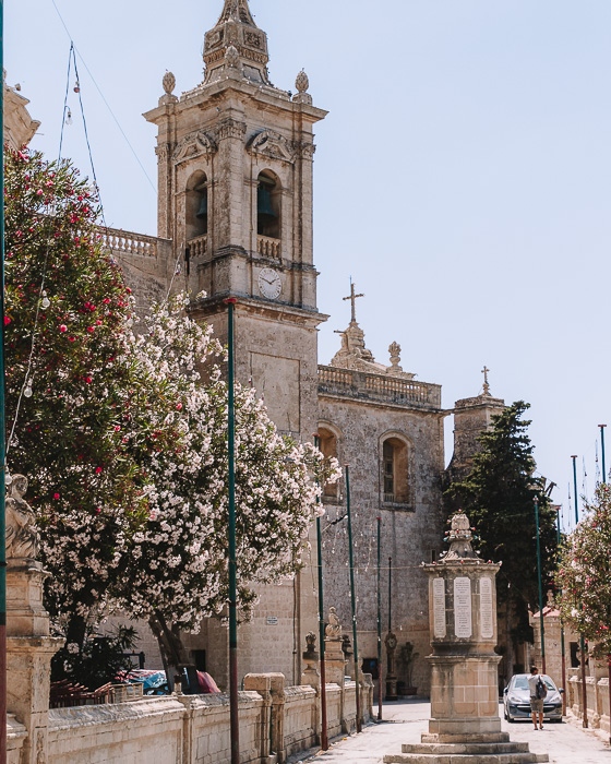 Malta travel guide Ir-Rabat St Paul Cathedral from behind by Dancing the Earth