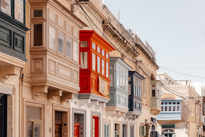 Mdina balconies details by Dancing the Earth