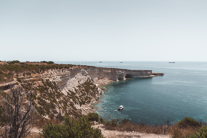 Cliffs near St Peter's Pool by Dancing the Earth