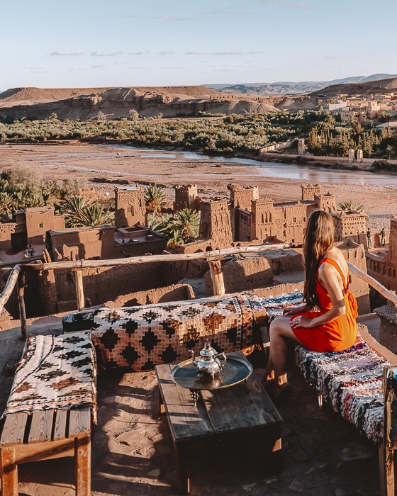 Morocco travel guide Ait Ben Haddou from the cafe uphill by Dancing the Earth