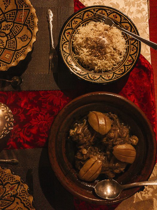 Dinner at Riad Tamdakhte by Dancing the Earth