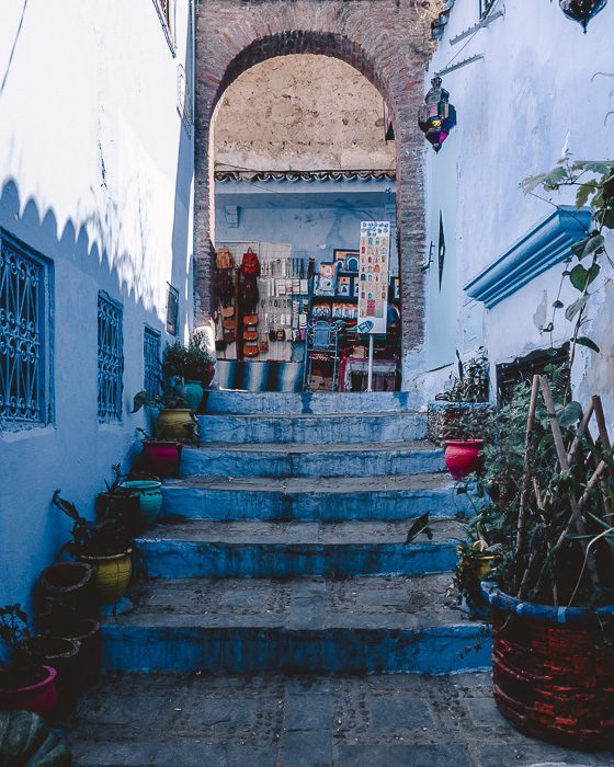 Bab Ssour restaurant entrance by Dancing the Earth