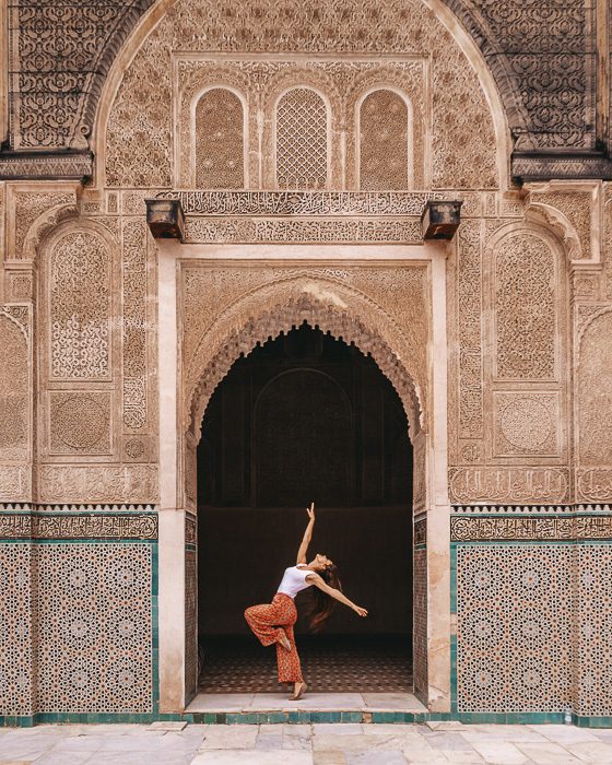 Dancing in Bou Inania Medersa by Dancing the Earth