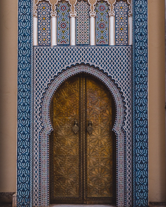 Door of the Royal Palace in Fez by Dancing the Earth