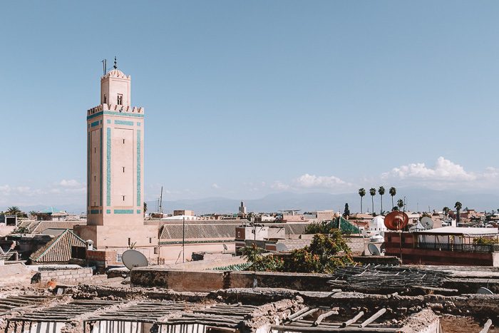Morocco travel guide Marrakesh view from Atay Cafe Food by Dancing the Earth