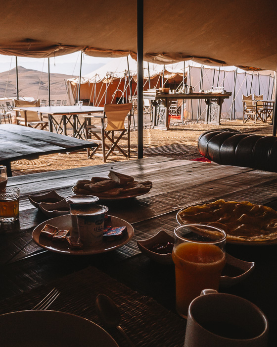 Breakfast at Scarabeo Camp by Dancing the Earth