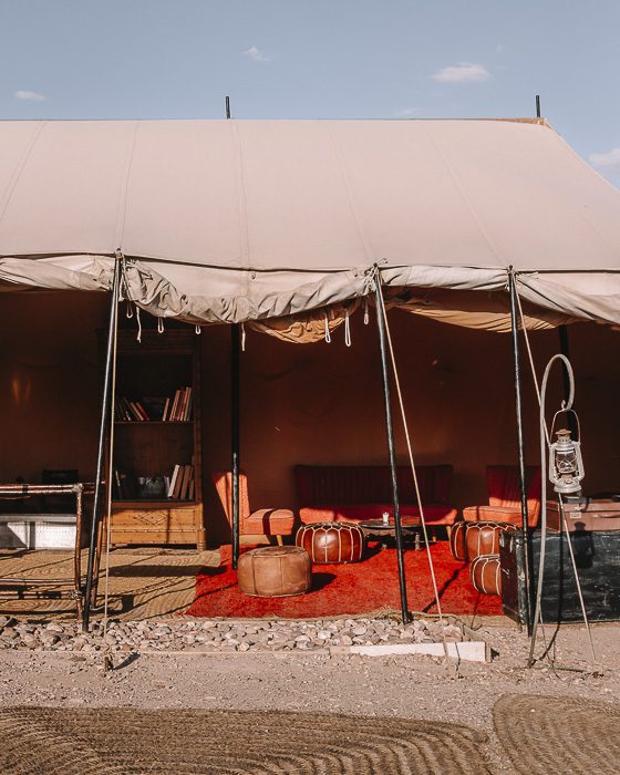 Scarabeo Camp living room tent by Dancing the Earth