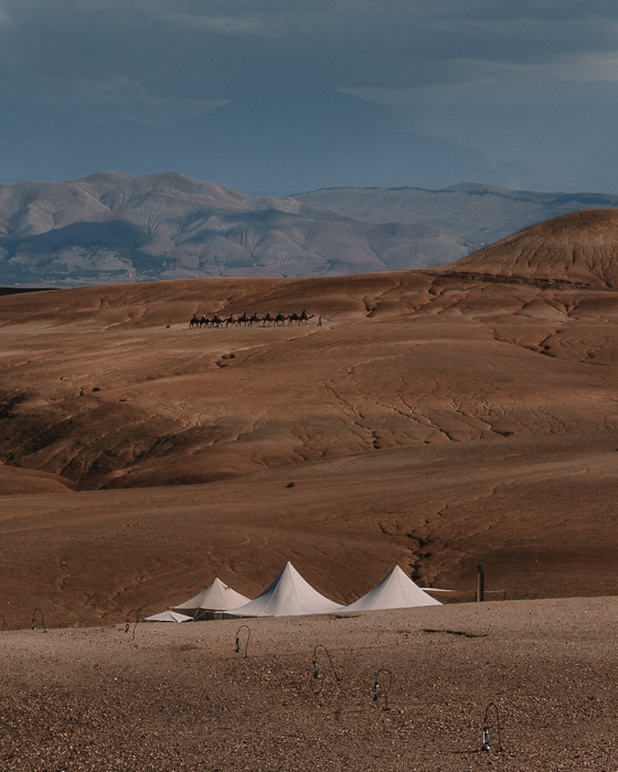 Morocco travel guide Scarabeo Camp view over the mountains by Dancing the Earth