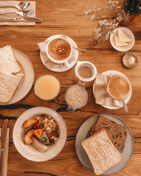 Paperbark Camp breakfast by Dancing the Earth