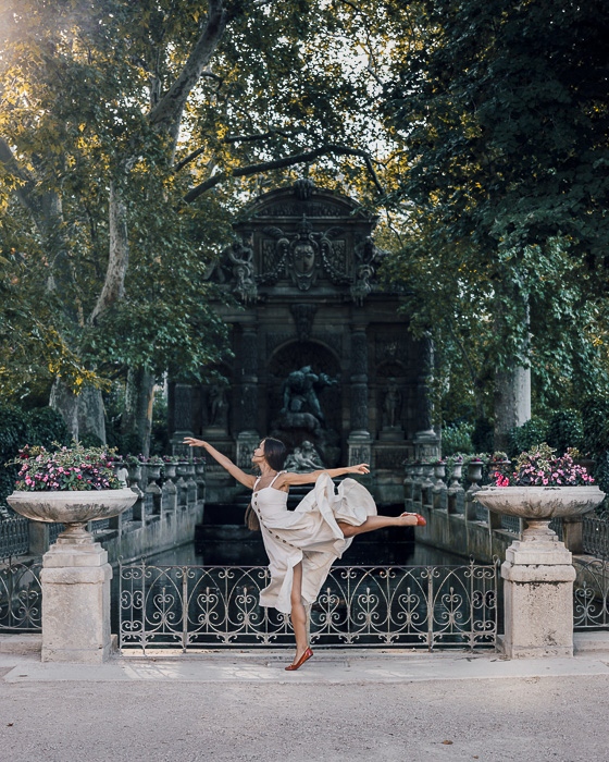Fontaine de Medicis in Jardin du Luxembourg by Dancing the Earth