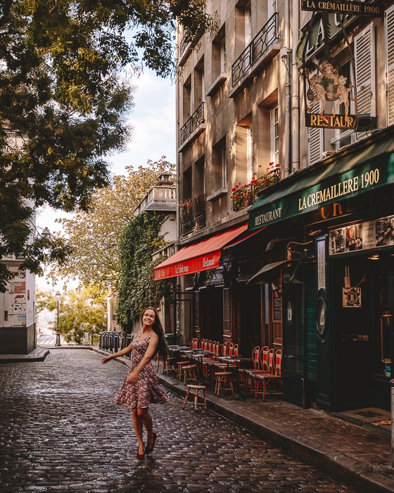 Paris in Summer Montmartre place du Tertre by Dancing the Earth