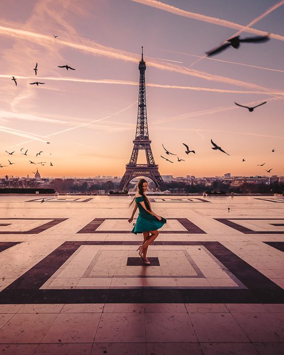 Sunrise in Trocadero by Dancing the Earth
