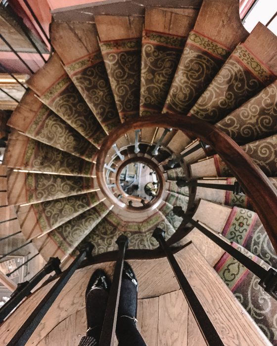 Gustave Moreau museum staircases spiral by Dancing the Earth