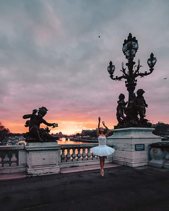 sunrise on Pont Alexandre 3 by Dancing the Earth
