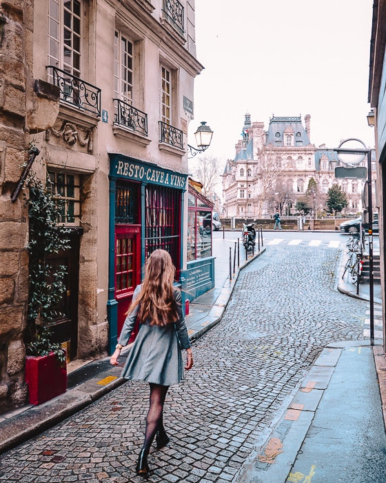 Paris in Winter rue de la Colombe by Dancing the Earth