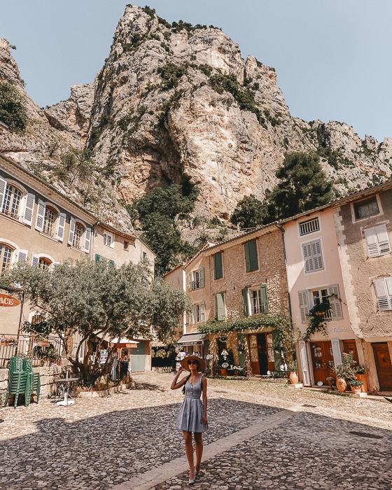 Moustiers Sainte Marie square by Dancing the Earth