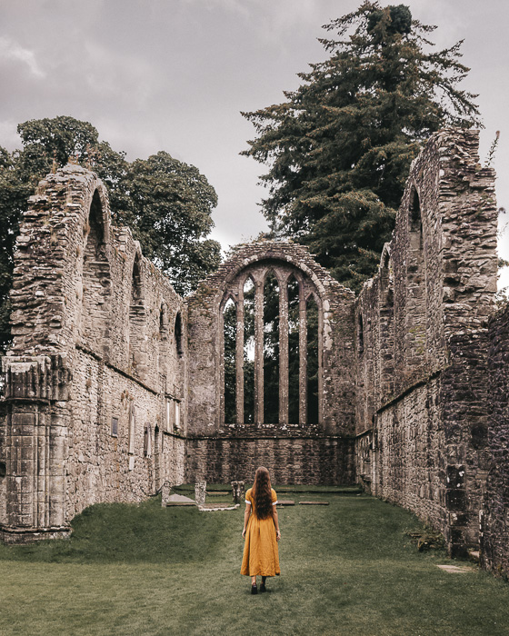 Scotland travel itinerary Inchmahome Priory chapel by Dancing the Earth