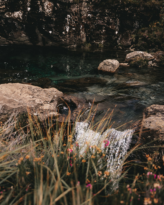 Scotland travel itinerary Isle of Skye Fairy Pools by Dancing the Earth