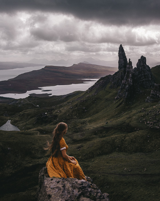 Scotland travel itinerary Isle of Skye Old Man of Storr by Dancing the Earth