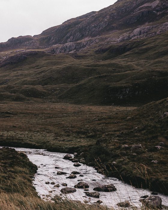 Scotland travel itinerary Torridon river by Dancing the Earth