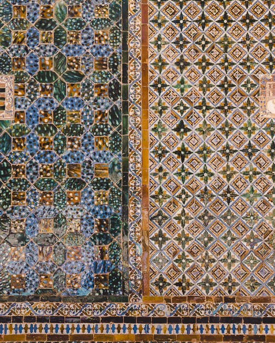 Casa de Pilatos tiles details by Dancing the Earth
