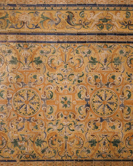Seville Real Alcazar tiles details by Dancing the Earth