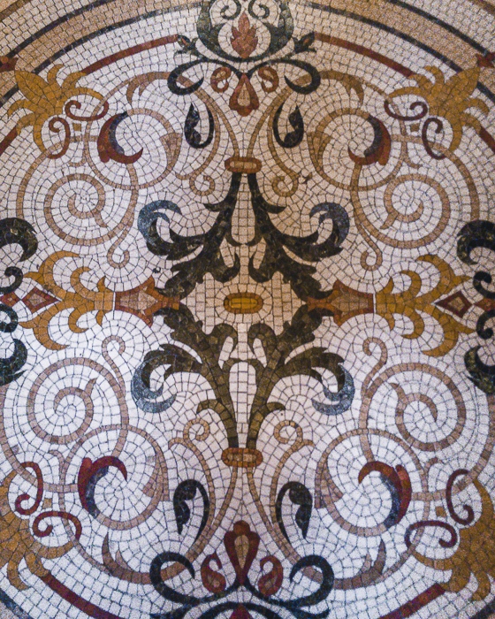 Orbeliani Baths tiles details by Dancing the Earth