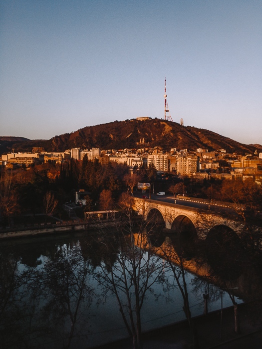 Tbilisi view from Moxy Hotel by Dancing the Earth