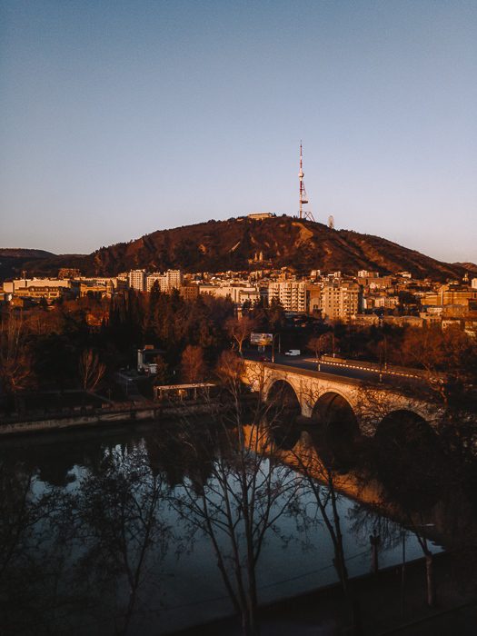 Tbilisi view from Moxy Hotel by Dancing the Earth