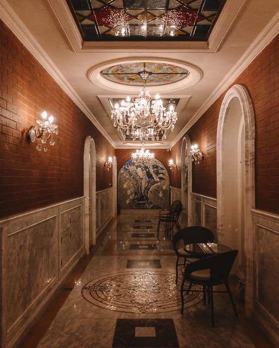 Orbeliani Baths interior hall by Dancing the Earth