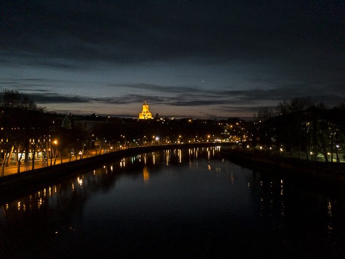 Tbilisi blue hour by Dancing the Earth