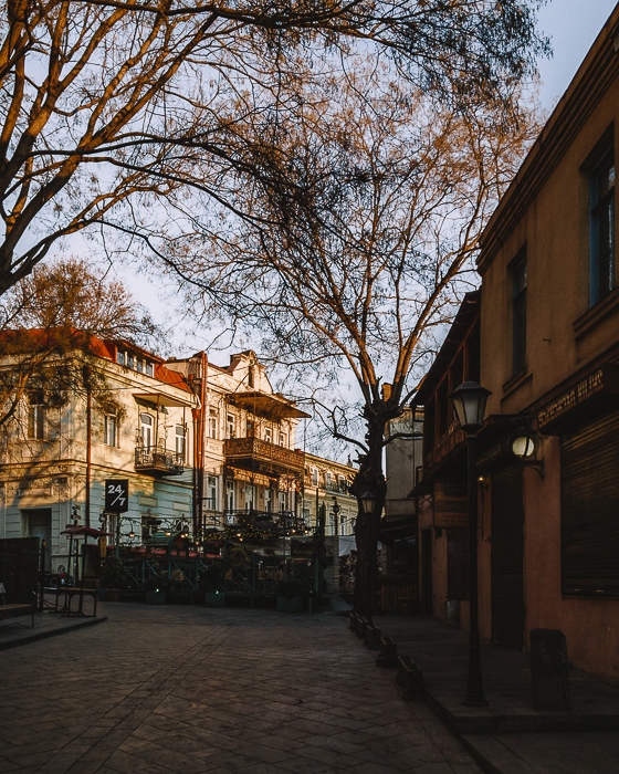 Tbilisi old town street by Dancing the Earth