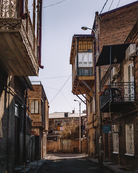 Tbilisi old town balconies by Dancing the Earth